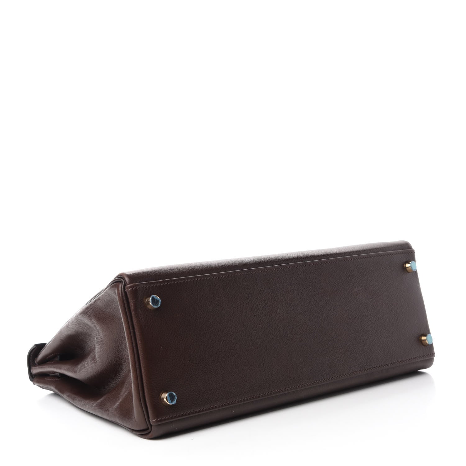 Hermes Evergrain Kelly Retourne 32 Chocolate 4 of 16