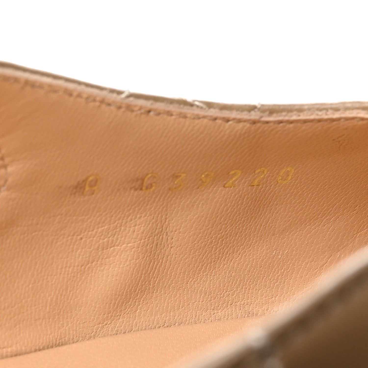 Chanel Lambskin Patent Calfskin Quilted Cap Toe CC Slingback Pumps 38.5 Beige Black 8 of 9