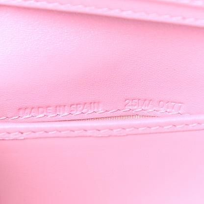 Christian Dior Lambskin Cannage Bi-Color Small Lady Dior Flap Card Holder Black Pink 7 of 11