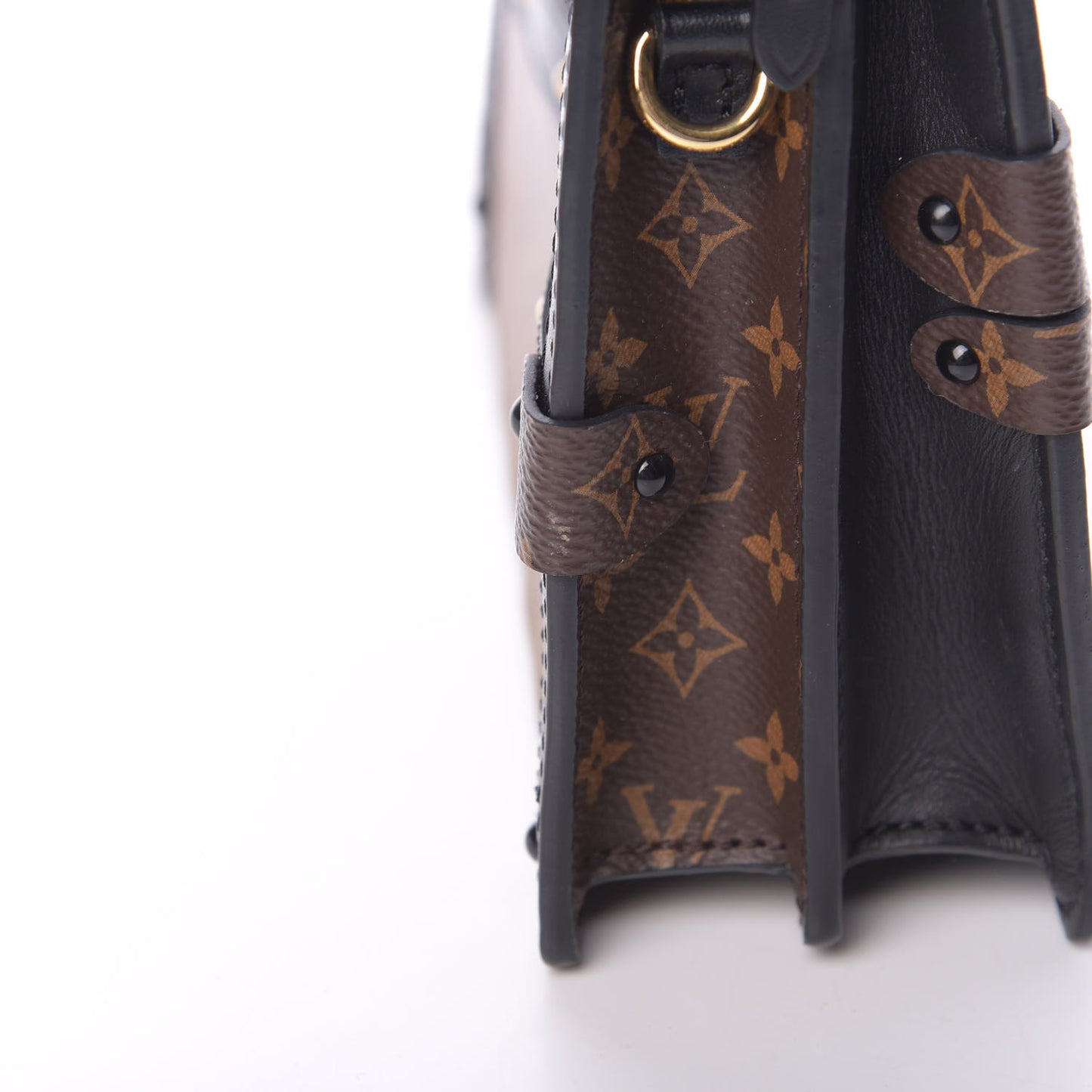 Reverse Monogram Trunk Clutch