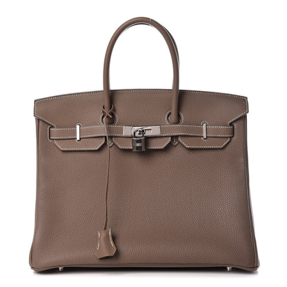 Hermes Togo Birkin 35 Etoupe 1 of 14