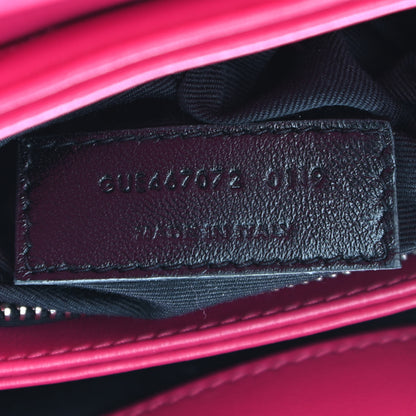 Saint Laurent Calfskin Y Quilted Monogram Toy Loulou Crossbody Bag Freesia 7 of 9