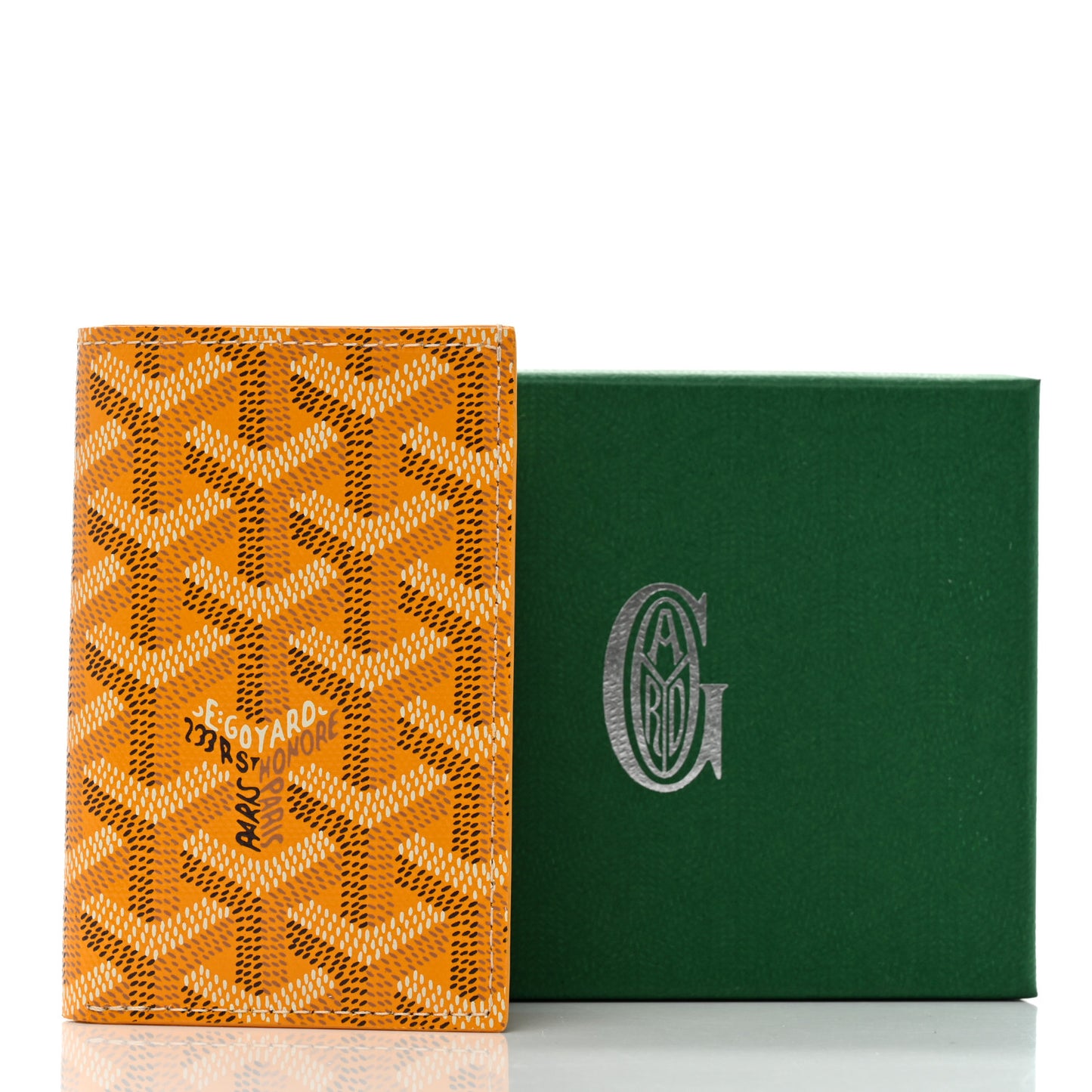 Goyardine Saint Pierre Card Holder Yellow