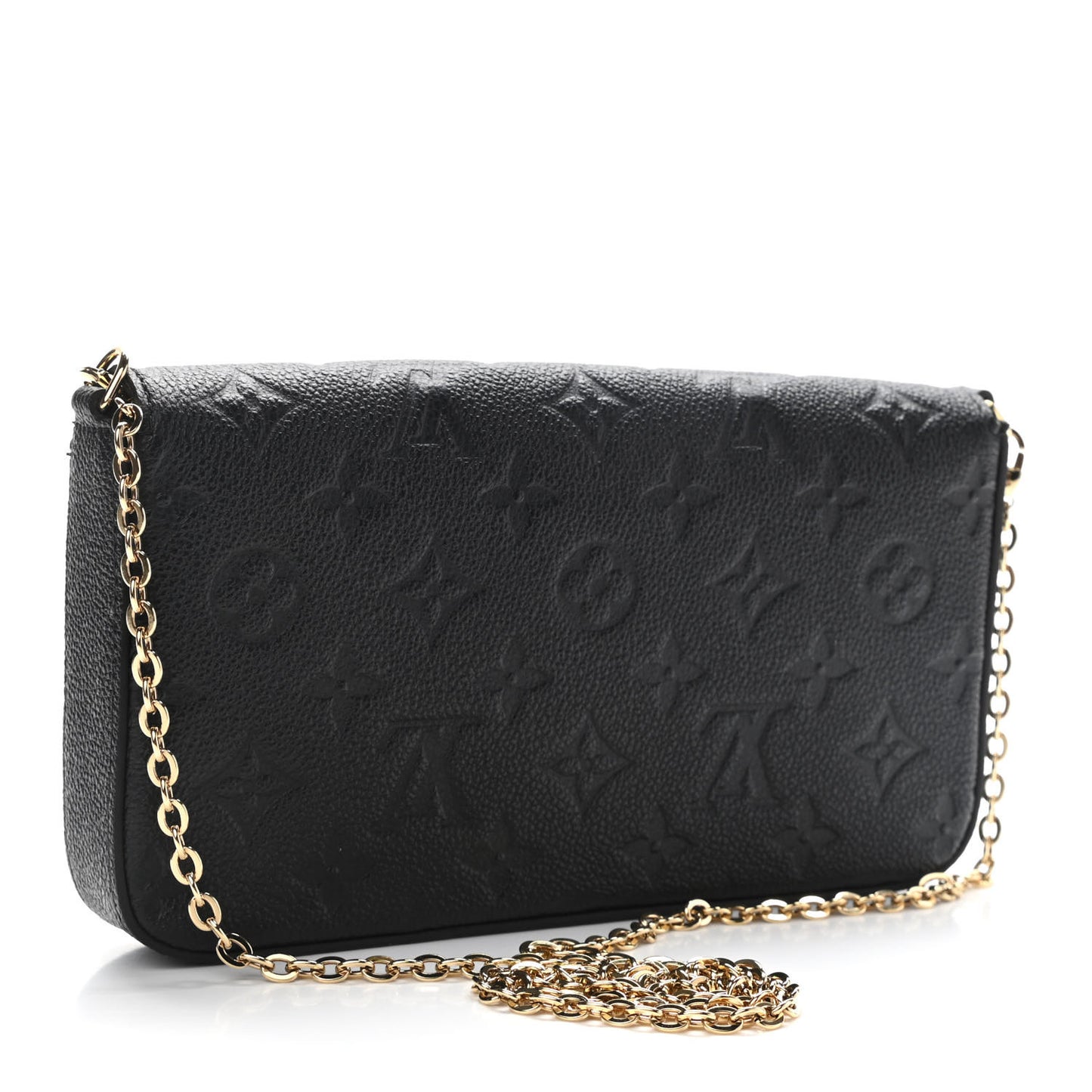 Empreinte Pochette Felicie Chain Wallet Black