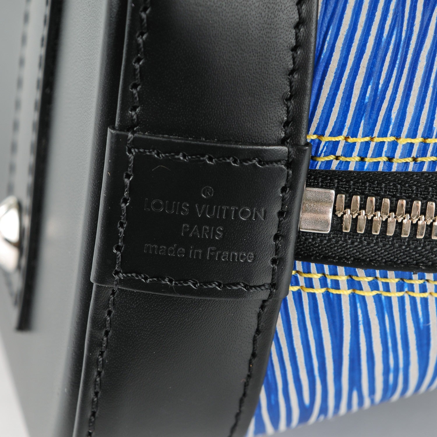Louis Vuitton Epi Alma BB Denim Light 7 of 8