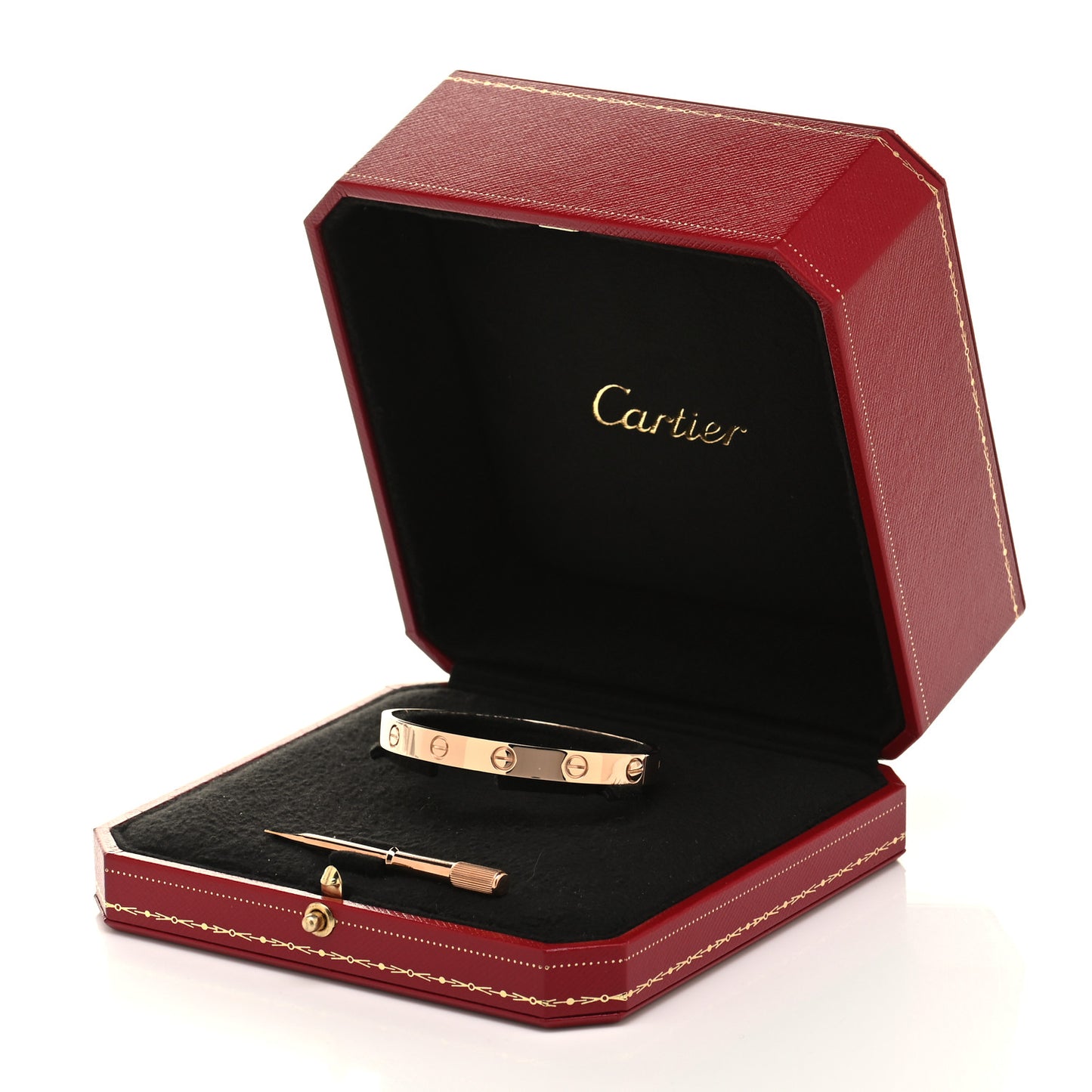 18K Pink Gold LOVE Bracelet 16