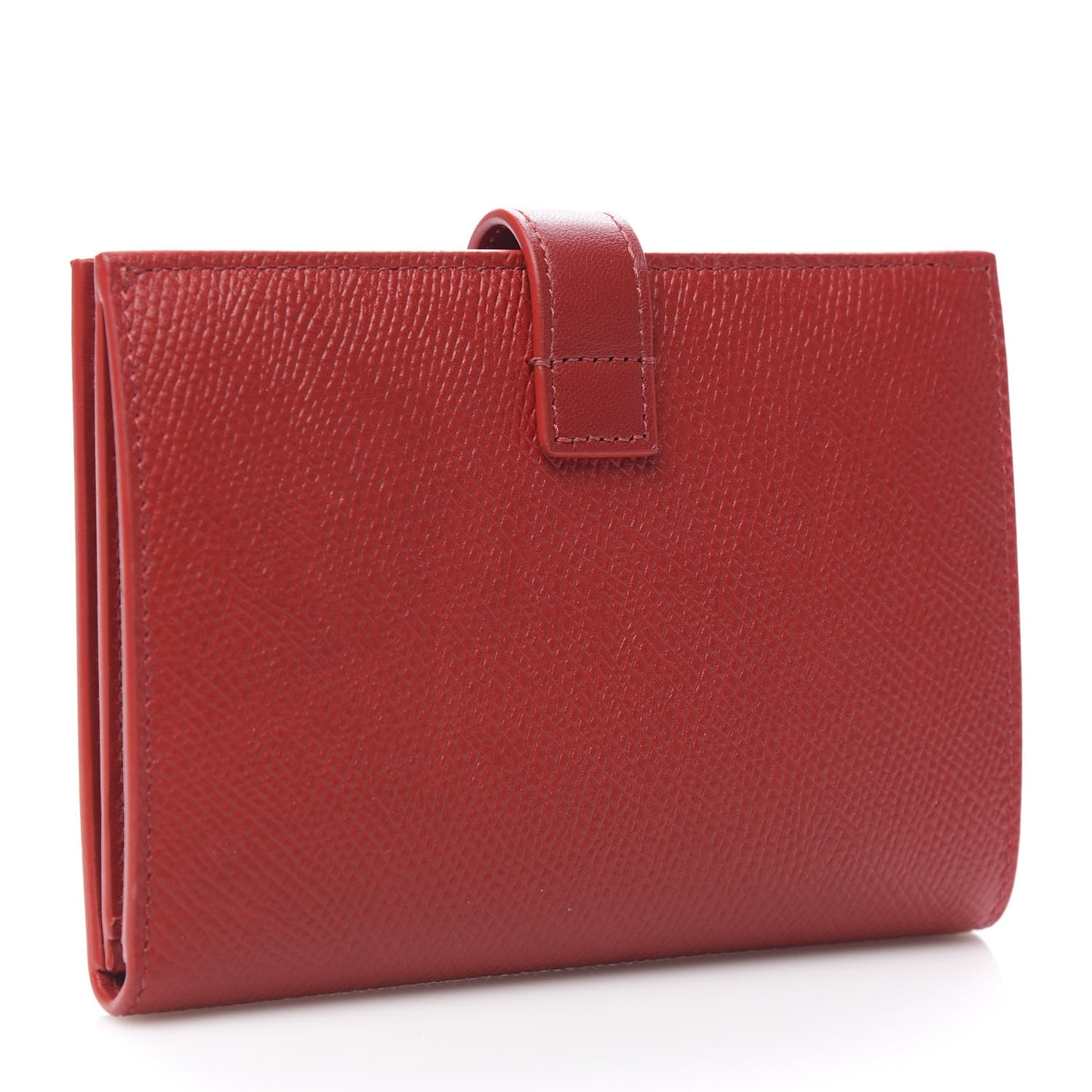 Grained Calfskin Medium Multifunction Strap Wallet