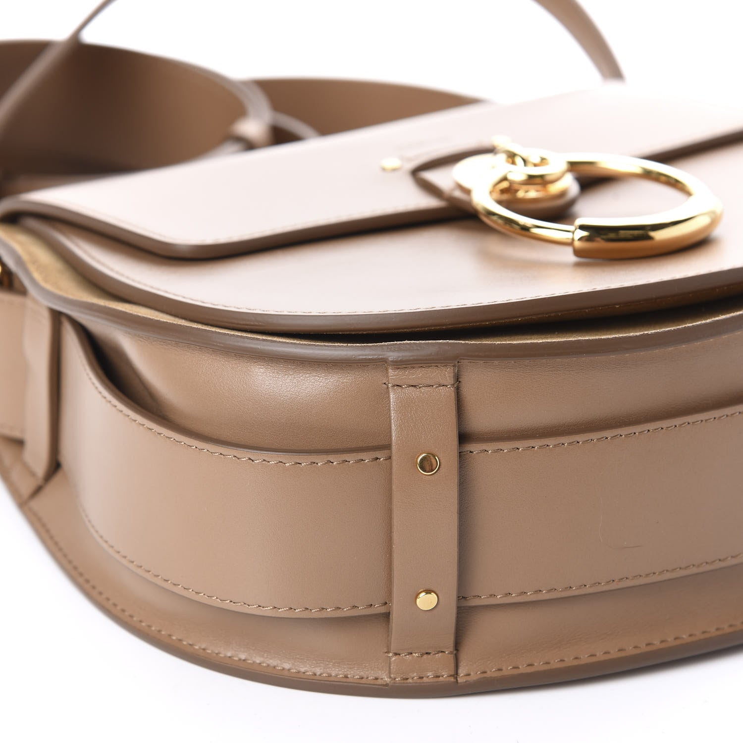 Chloe Calfskin Large Tess Bag Nut 6 of 9