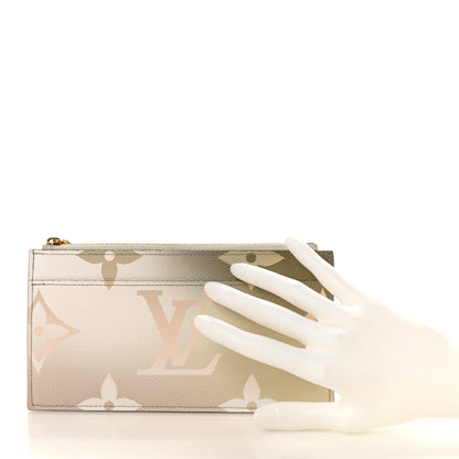 Louis Vuitton LOUIS VUITTON Monogram Giant Spring In The City Slim Purse Sunset Kaki 2 of 9