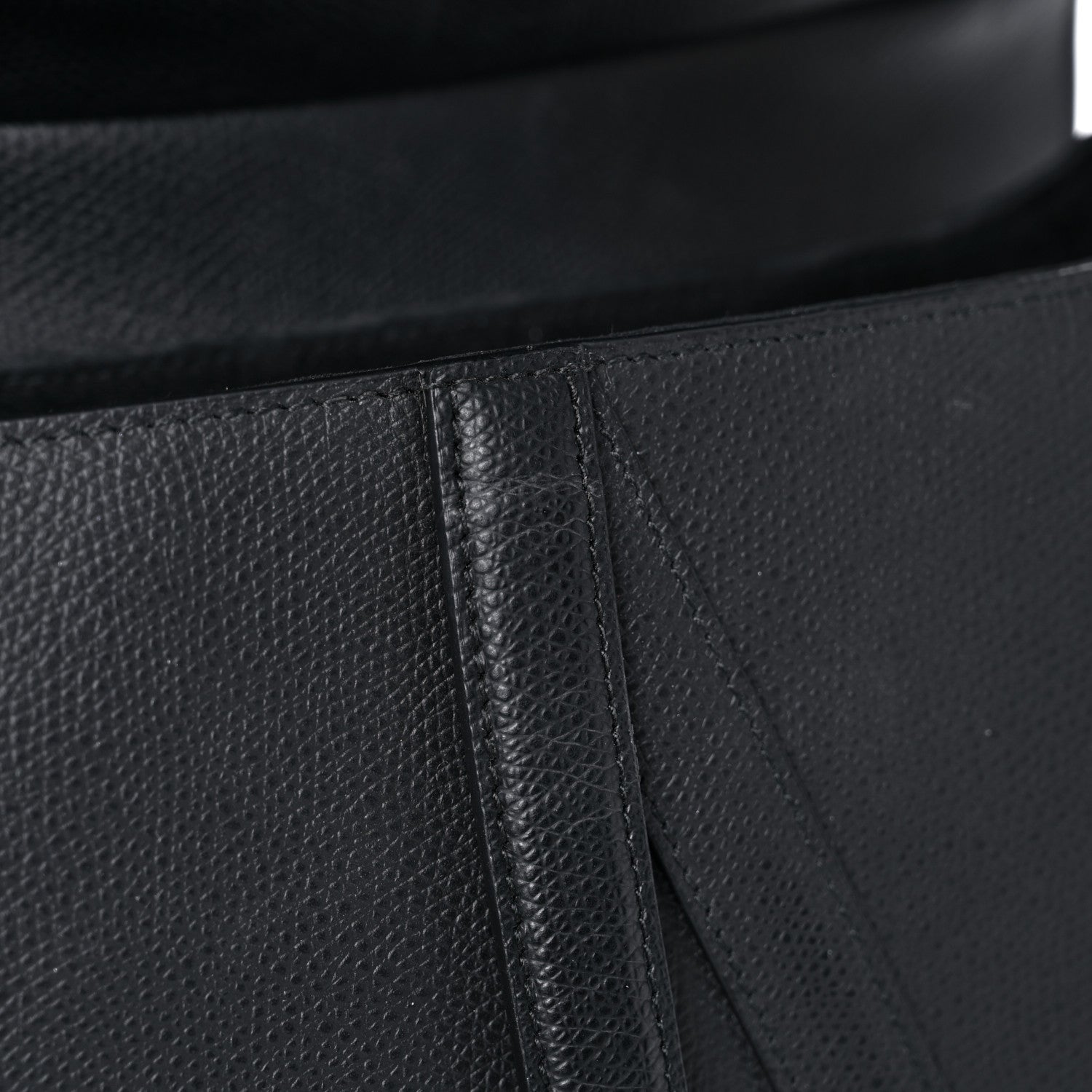Christian Dior Grained Calfskin Saddle Bag Black 13 of 18