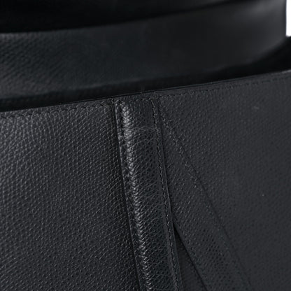 Christian Dior Grained Calfskin Saddle Bag Black 13 of 18
