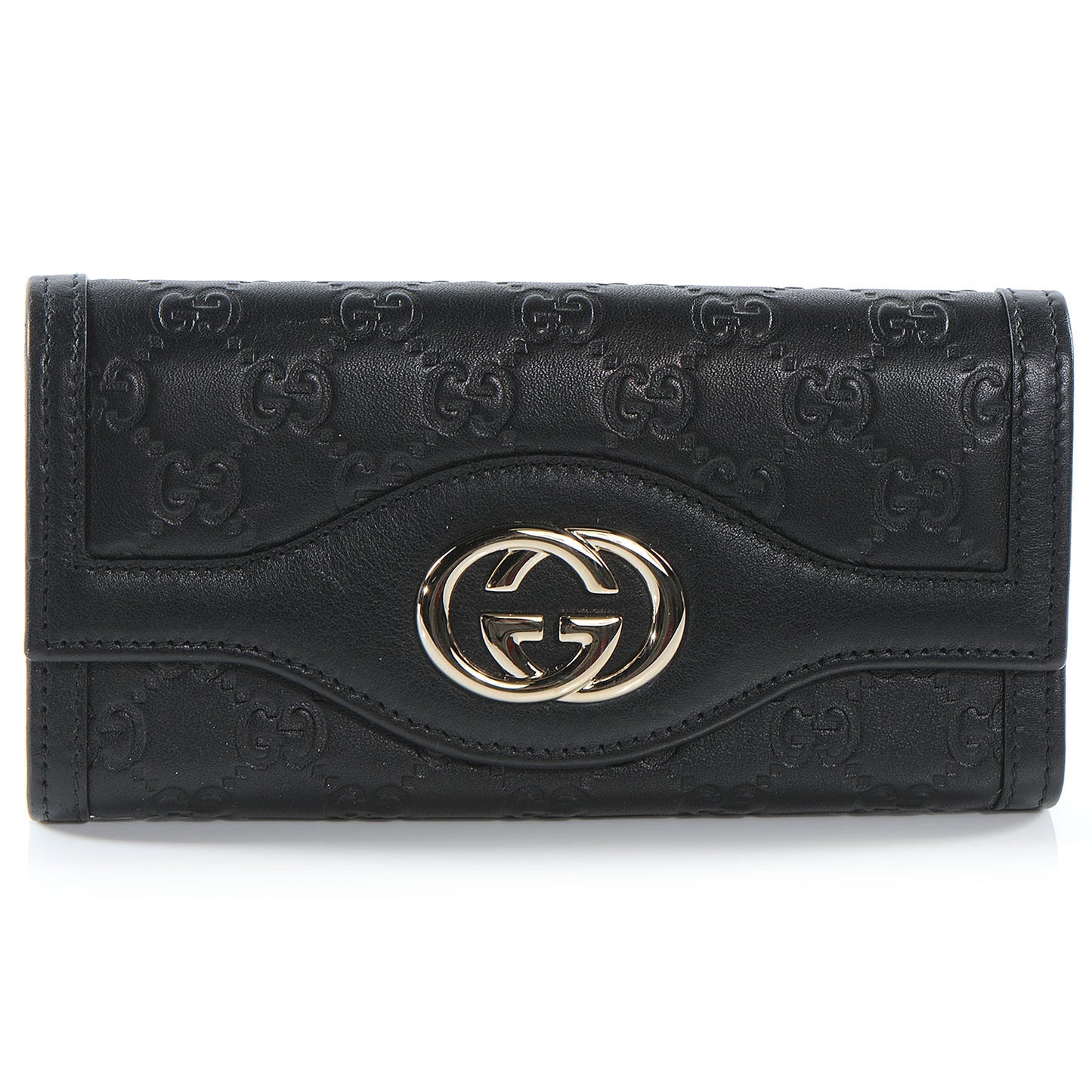 Guccissima Sukey Continental Wallet Continental Wallet Black