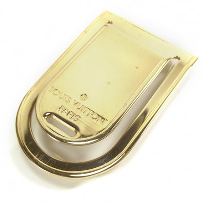 Louis Vuitton Brass Porte Adresse Bill Clip Dore 1 of 5