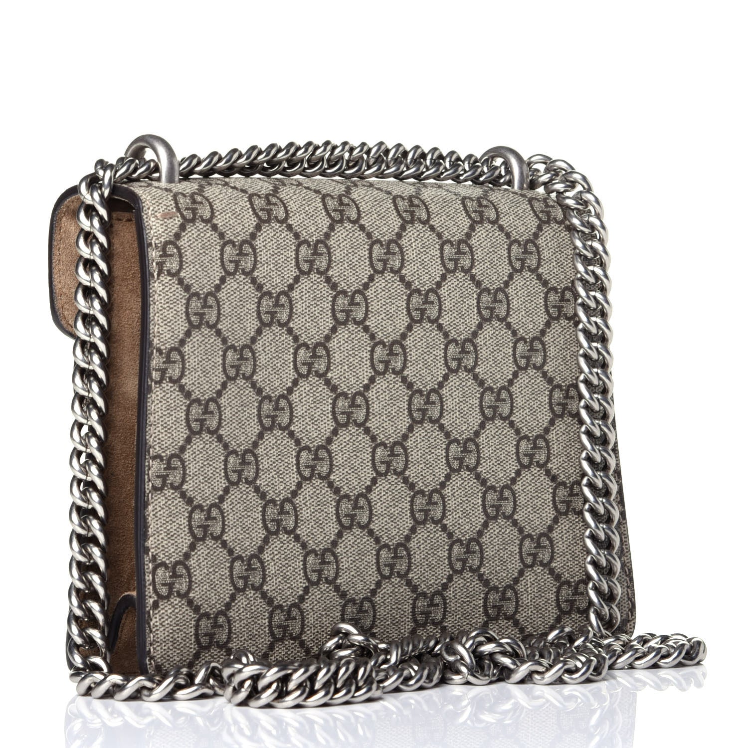Gucci GG Supreme Monogram Mini Dionysus Shoulder Bag Taupe 4 of 10