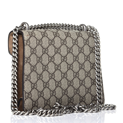 Gucci GG Supreme Monogram Mini Dionysus Shoulder Bag Taupe 4 of 10