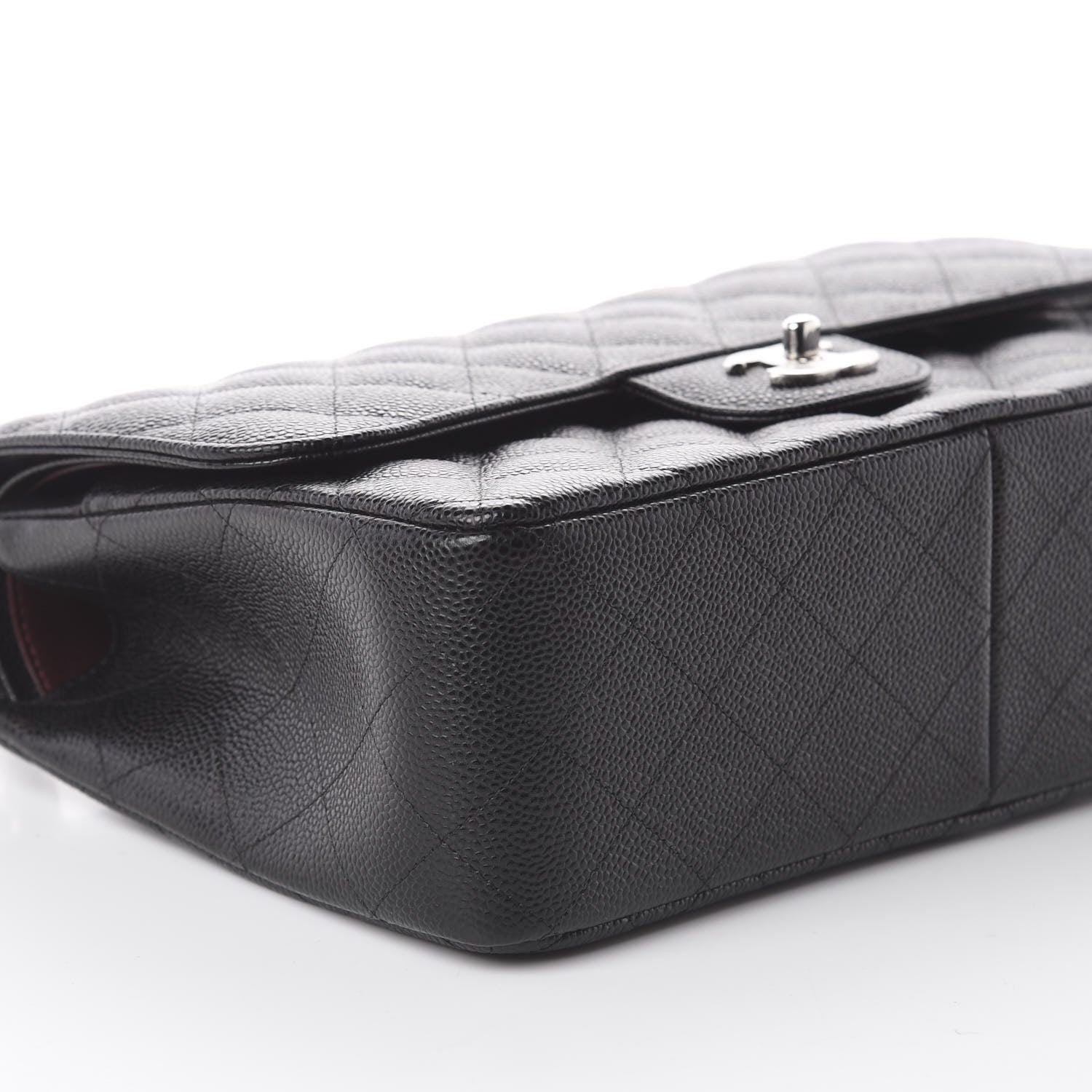 Chanel Caviar Quilted Jumbo Double Flap Black 5 of 9