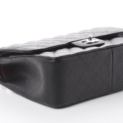 Chanel Caviar Quilted Jumbo Double Flap Black 5 of 9