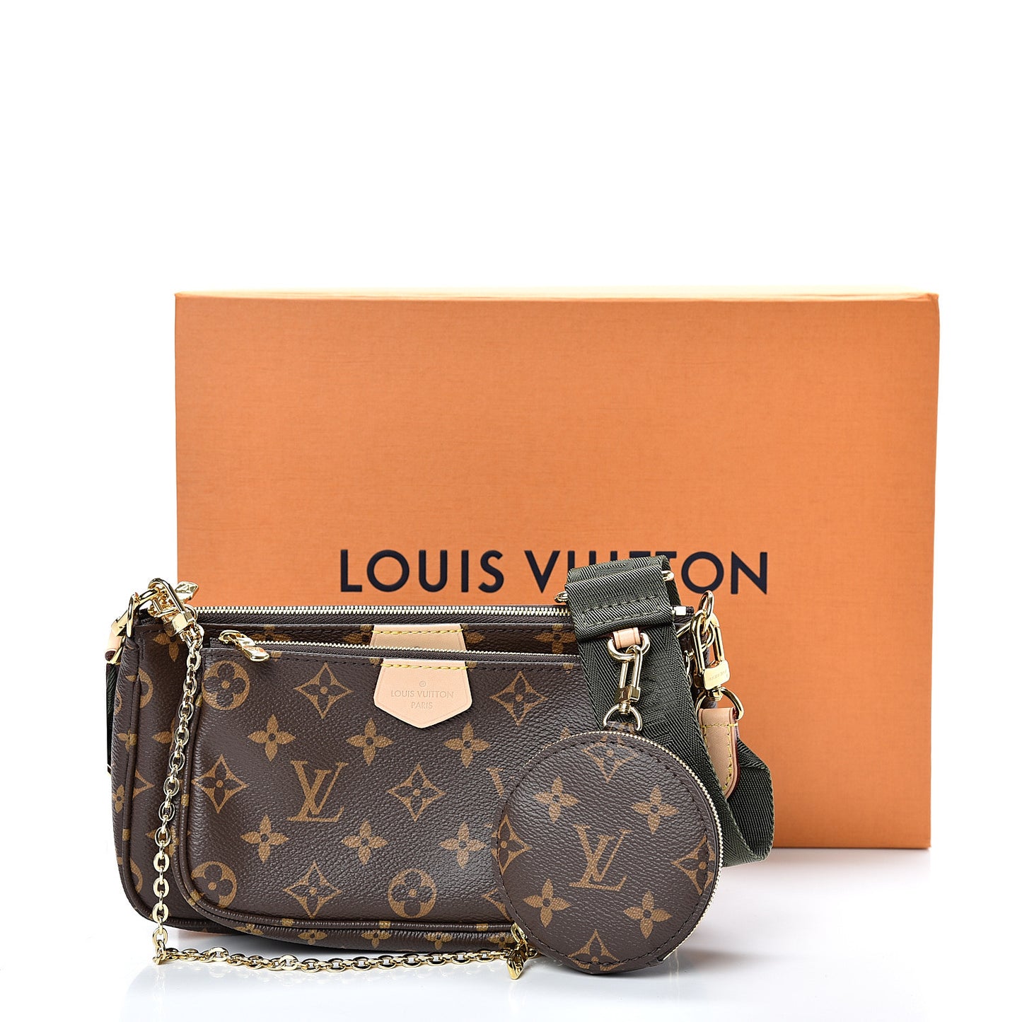 Monogram Multi Pochette Accessories Kaki
