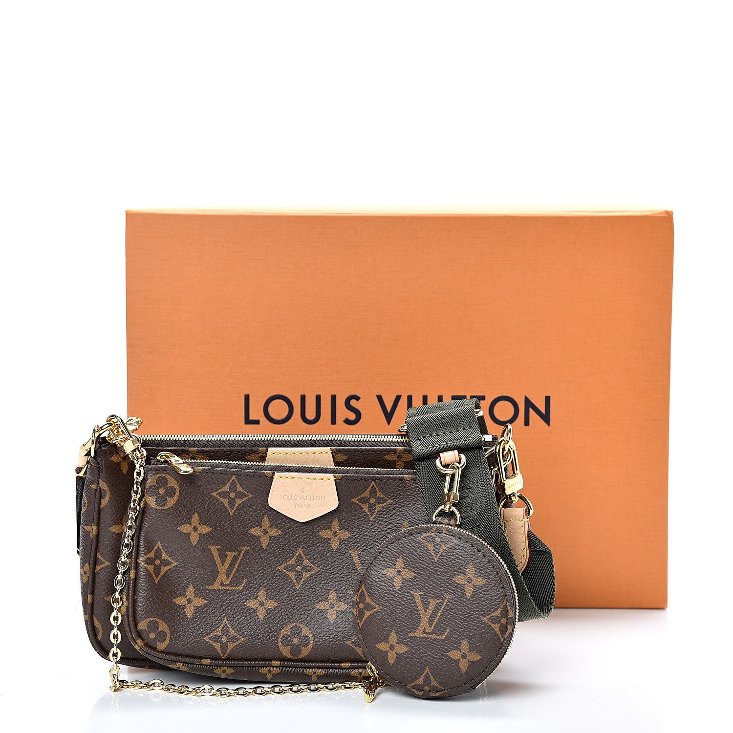 Louis Vuitton Monogram Multi Pochette Accessories Kaki 12 of 12