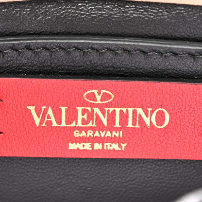 Valentino Garavani Calfskin Crystal Supervee Clutch Rose Cannelle 6 of 12