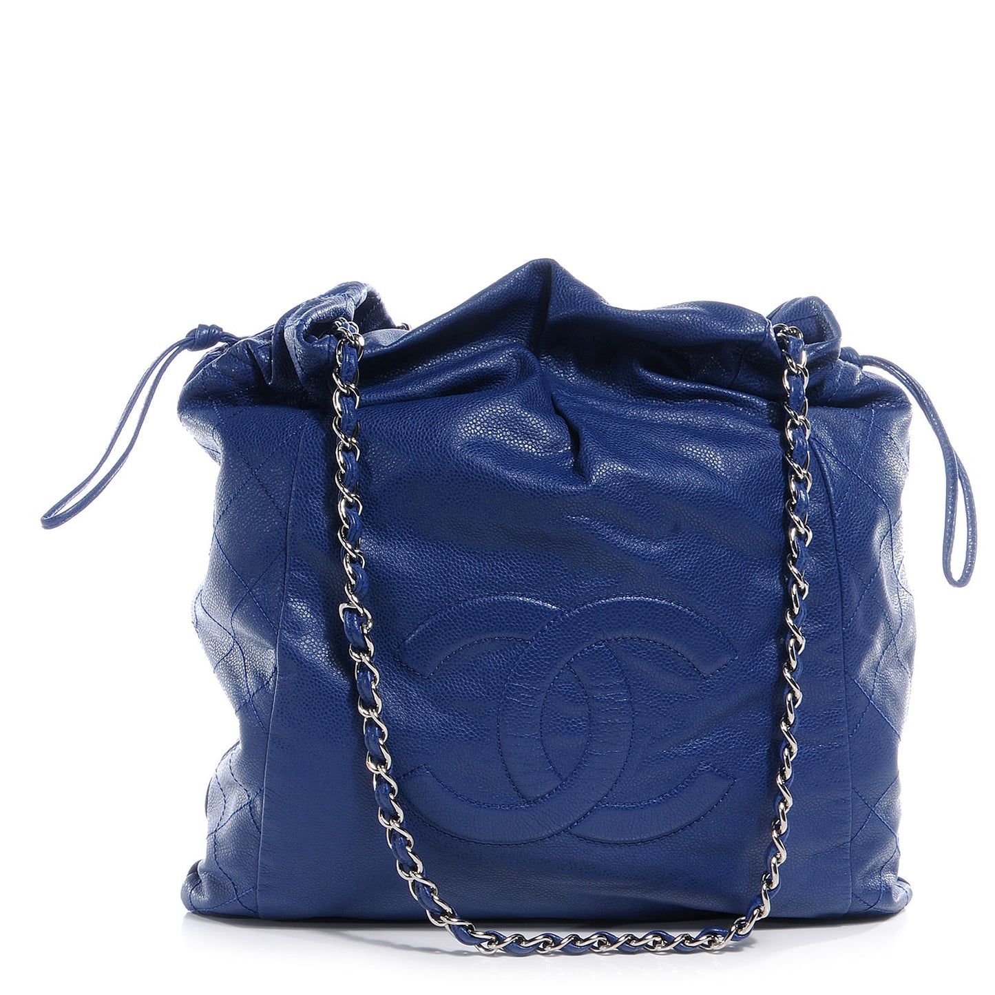 Caviar 31 Drawstring Tote Blue