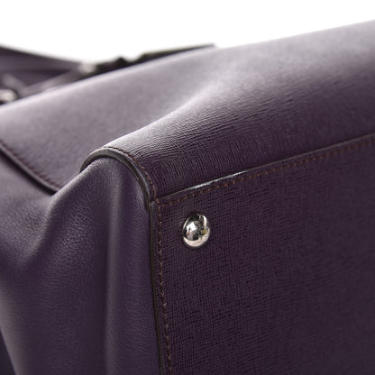 Fendi Vitello Elite Regular 2Jours Tote Ametista 9 of 13