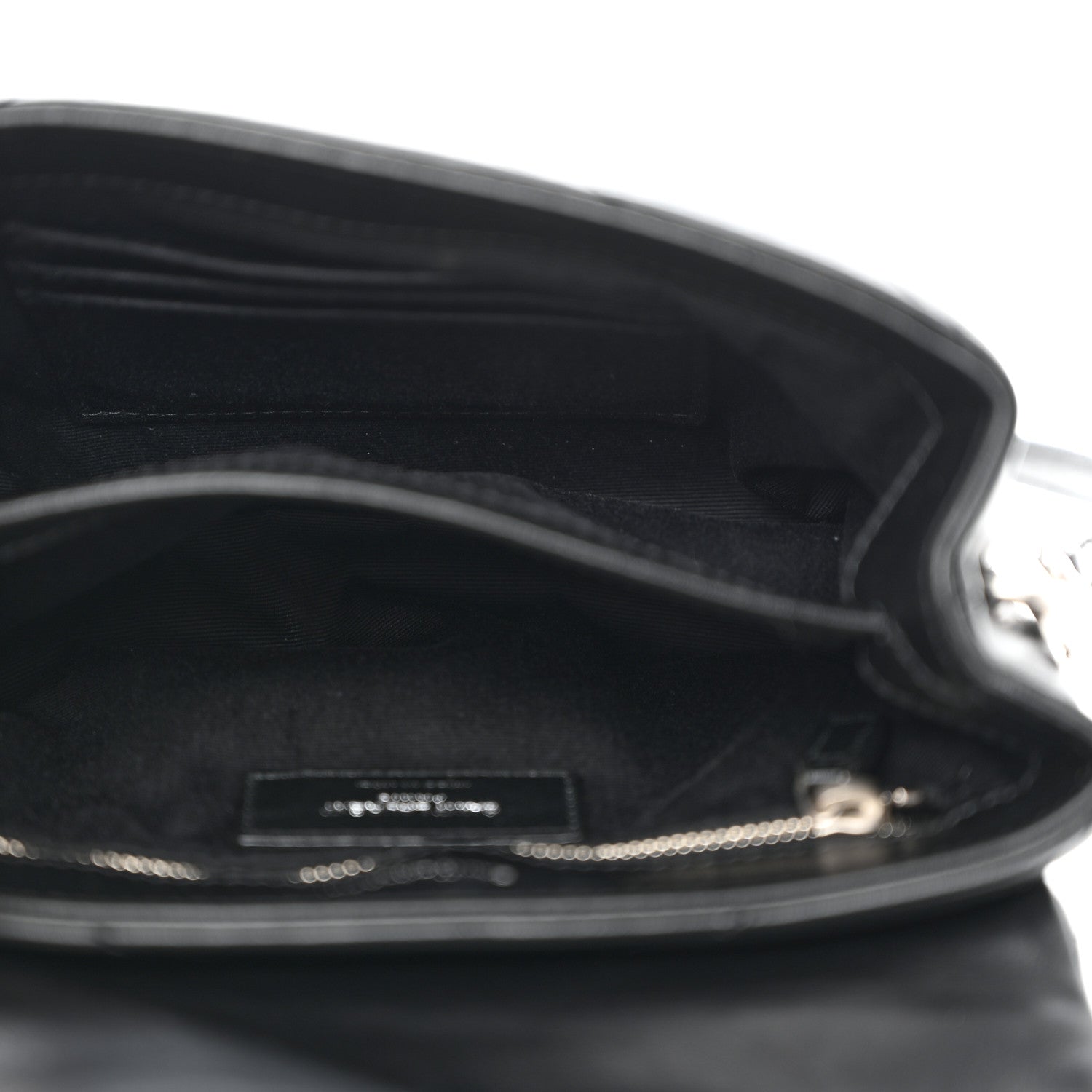 Saint Laurent Calfskin Y Quilted Monogram Toy Loulou Crossbody Bag Black 5 of 11