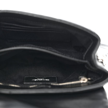 Saint Laurent Calfskin Y Quilted Monogram Toy Loulou Crossbody Bag Black 5 of 11