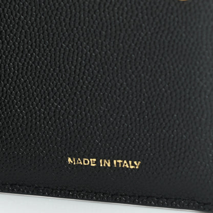 Saint Laurent Grain De Poudre Monogram Bi-Fold Wallet Black 7 of 11