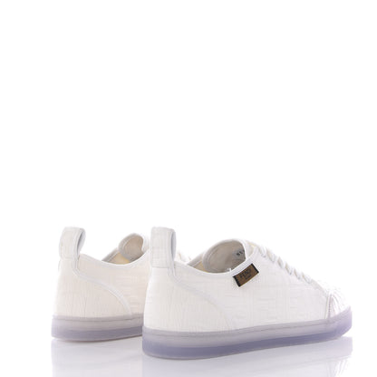 Fendi Corda FF Promenade Low Top Sneakers 39 White 4 of 11