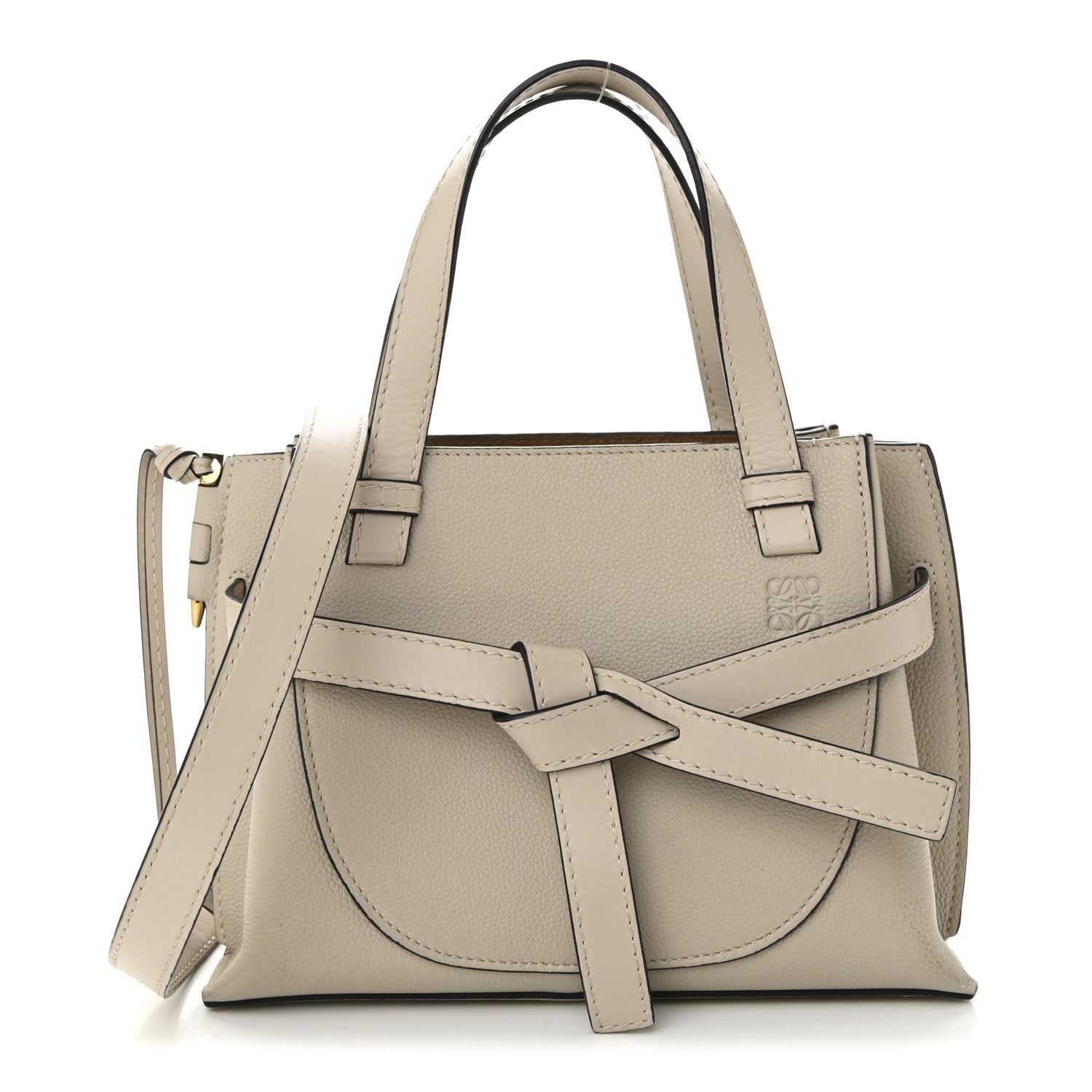 Loewe Calfskin Mini Gate Tote Beige 1 of 10