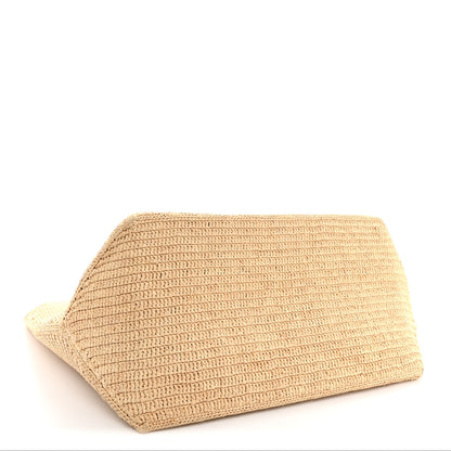 Loewe Raffia Paulas Ibiza Fold Shopper Tote Natural Tan 4 of 11