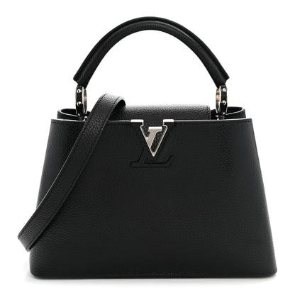 Louis Vuitton Taurillon Capucines BB Black 1 of 10