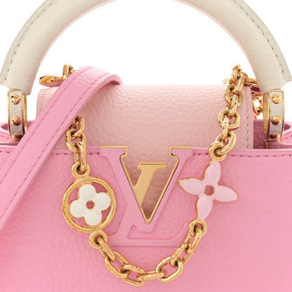 Louis Vuitton Taurillon Flower Chain Capucines Mini Candy Pink 7 of 10