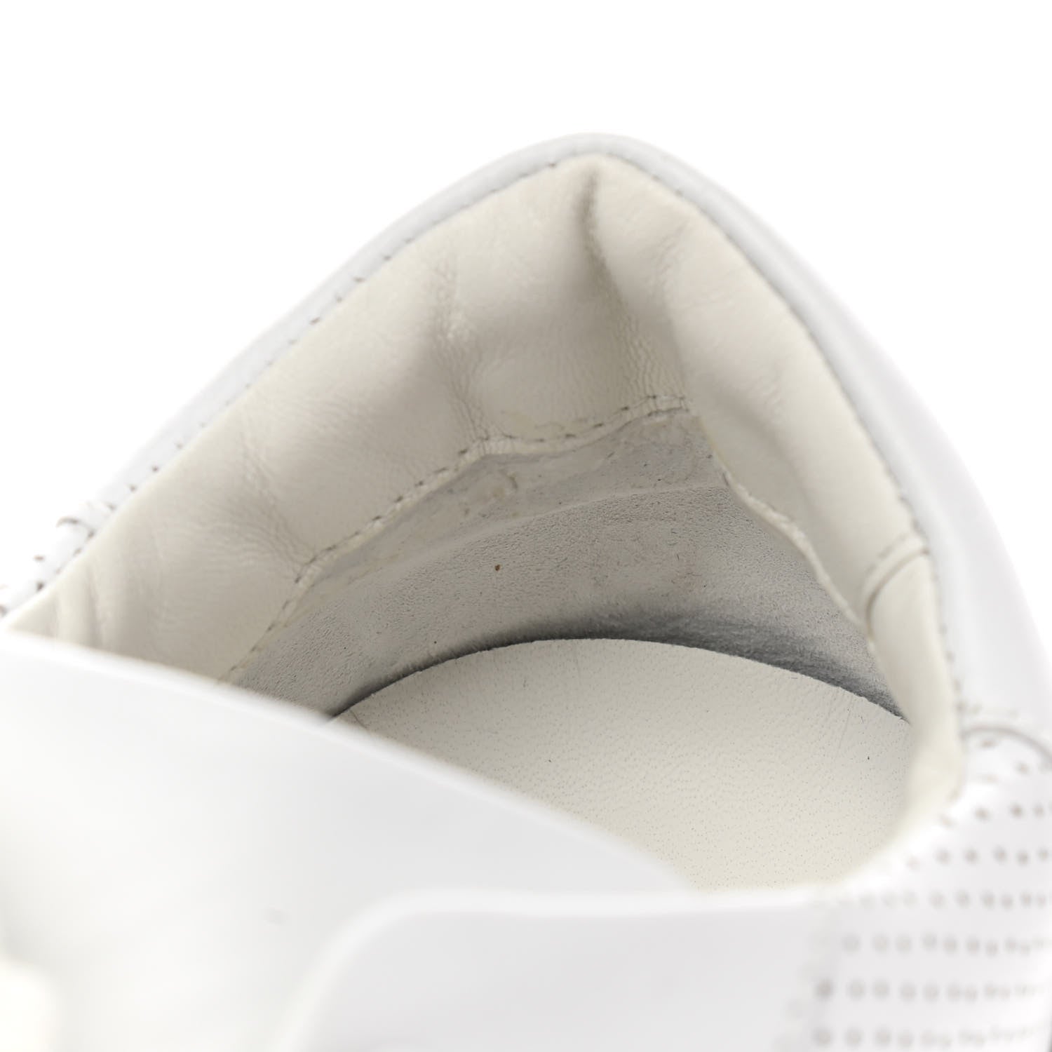 Hermes Calfskin Perforated Day Sneakers 36 White 10 of 12