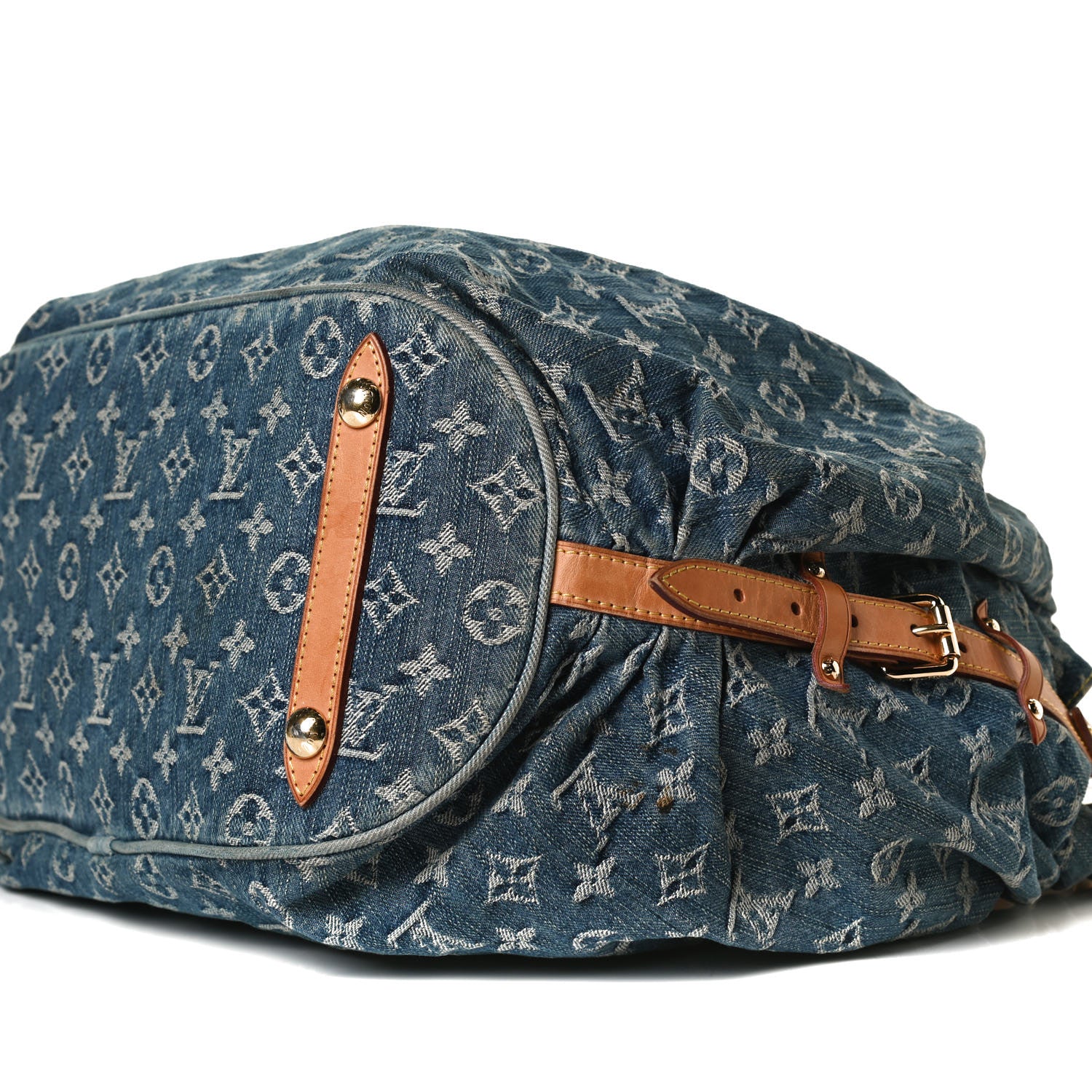 Louis Vuitton Denim Mahina XL Blue 9 of 21