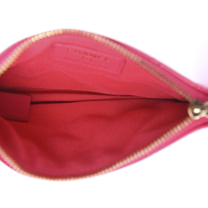 Chanel Patent Quilted Small Cosmetic Case Pink 5 of 11