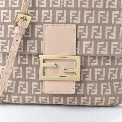 Fendi Zucchino Vitello Tube Messenger Bag Cipria Teint Cipria 9 of 11