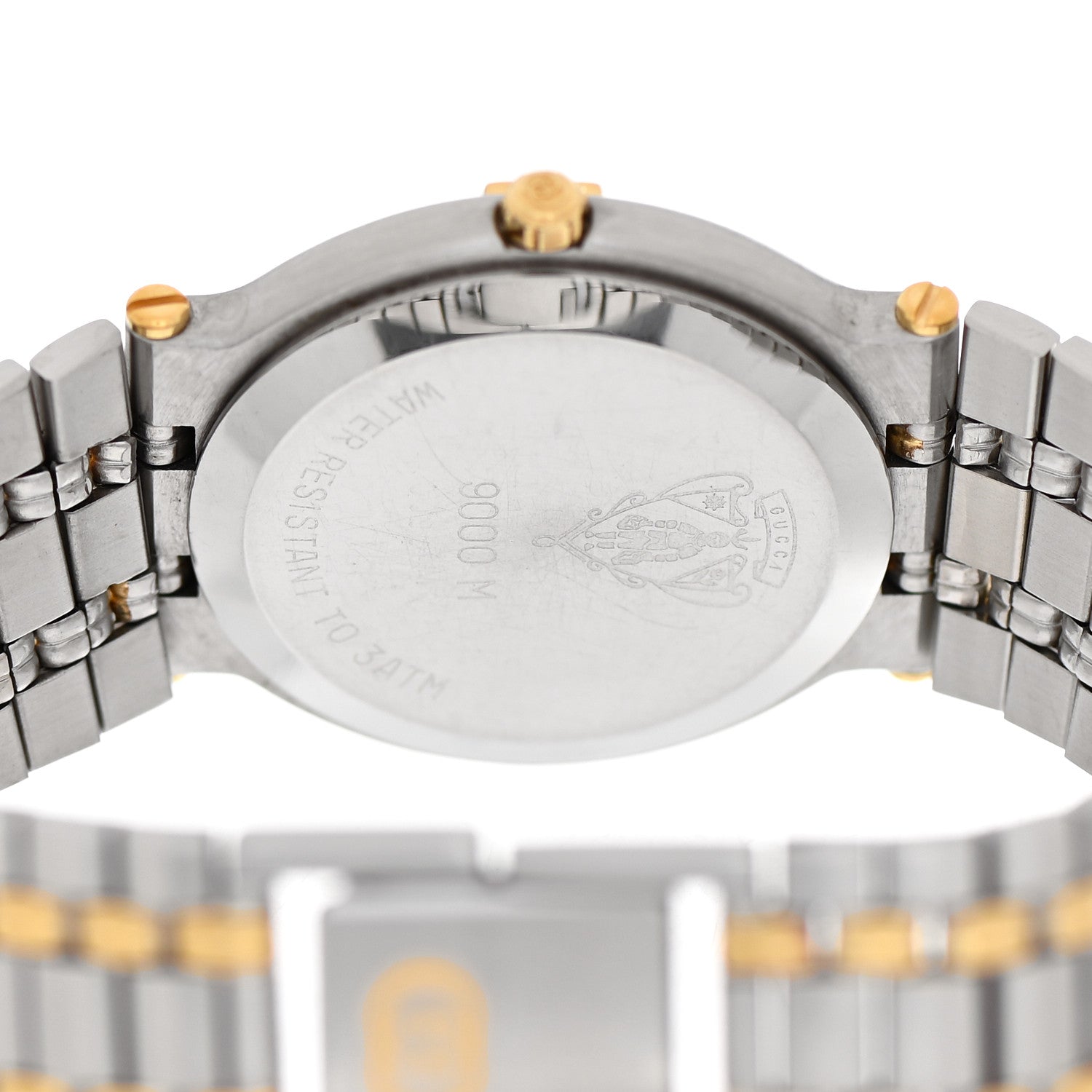 Gucci Stainless Steel 32mm 9000M Quartz Watch Gold 4 of 4