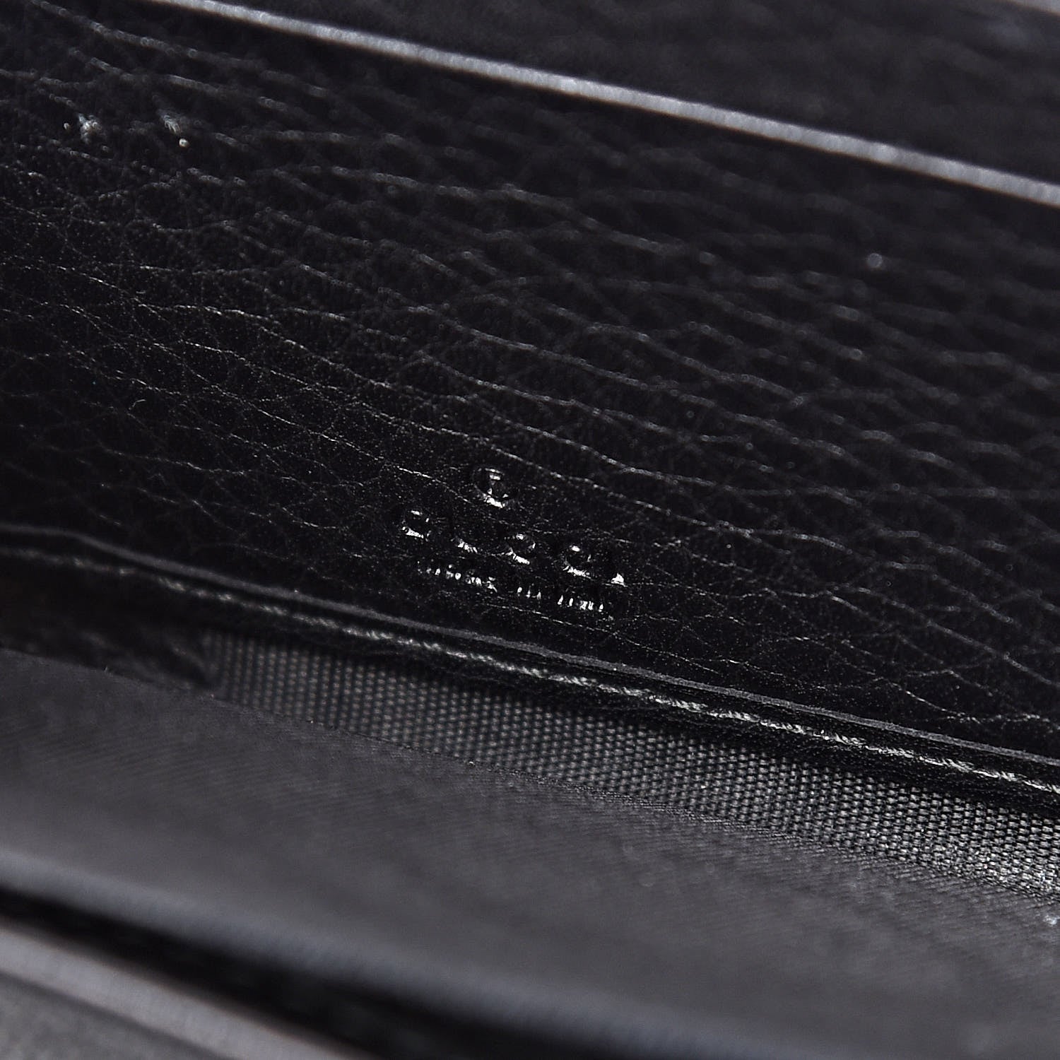 Gucci Calfskin Soho Zip Around Wallet Black 6 of 10