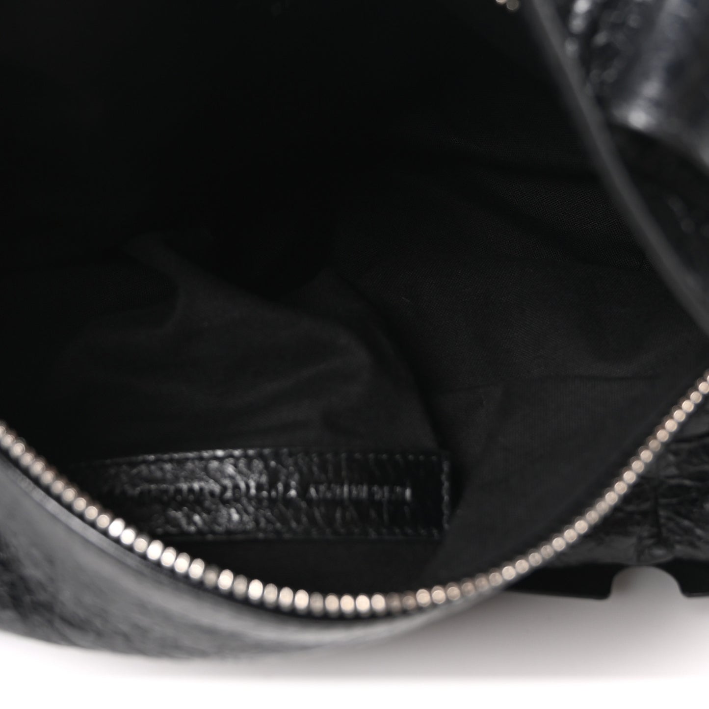 Agneau Arena Men's Superbusy Small Sling Zip Shoulder Bag Black