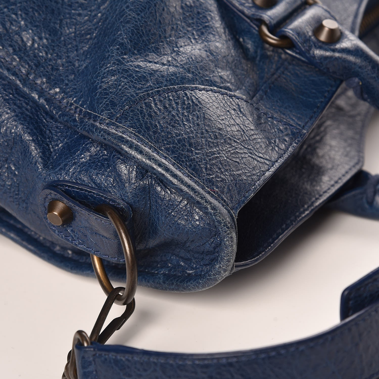 Balenciaga Agneau Classic Hardware City Bleu Mineral 14 of 15