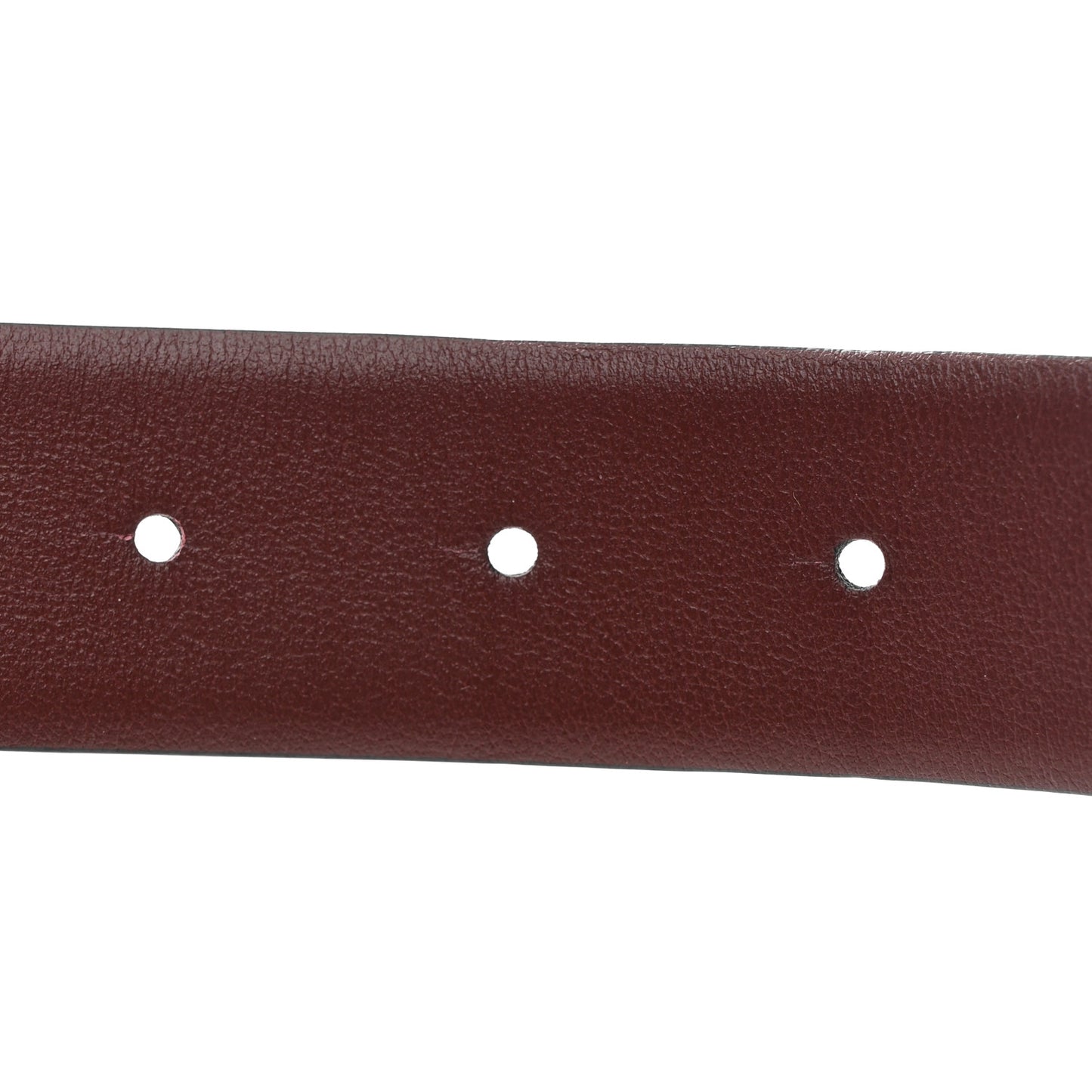 Calfskin CC Reversible Belt 80 32 Black Burgundy