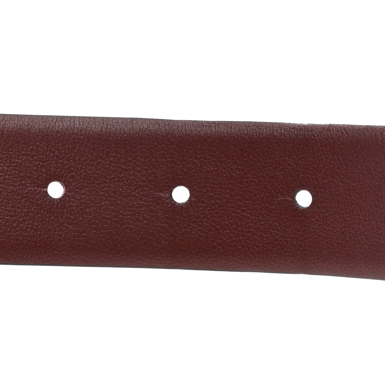 Chanel Calfskin CC Reversible Belt 80 32 Black Burgundy 6 of 7