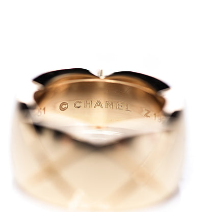 Chanel 18K Yellow Gold Medium Coco Crush Ring 51 5.75 4 of 7