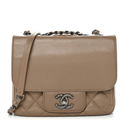 Chanel Caviar Quilted Mini All About Flap Bag Brown 1 of 9