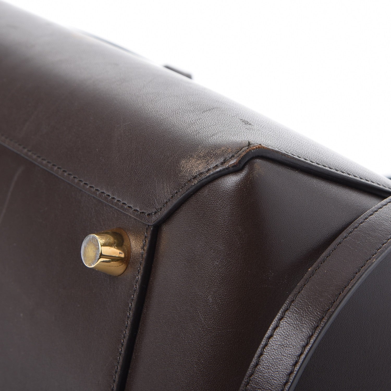 Celine Supersoft Calfskin Mini Belt Bag Wood 15 of 18