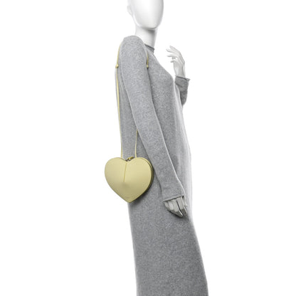 Alaia Calfskin Le Coeur Bag Jaune Pale 2 of 9