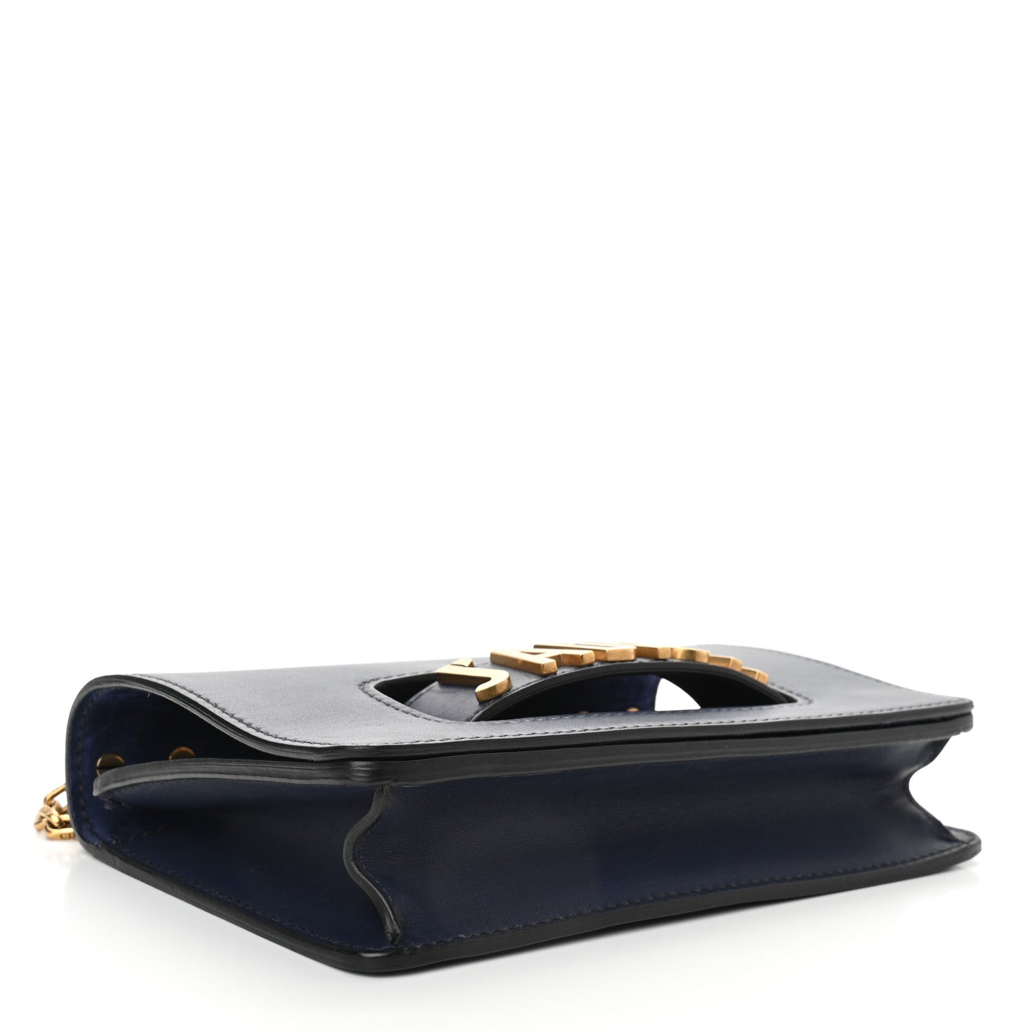 Christian Dior Calfskin J'Adior Chain Flap Bag Navy Blue 3 of 9