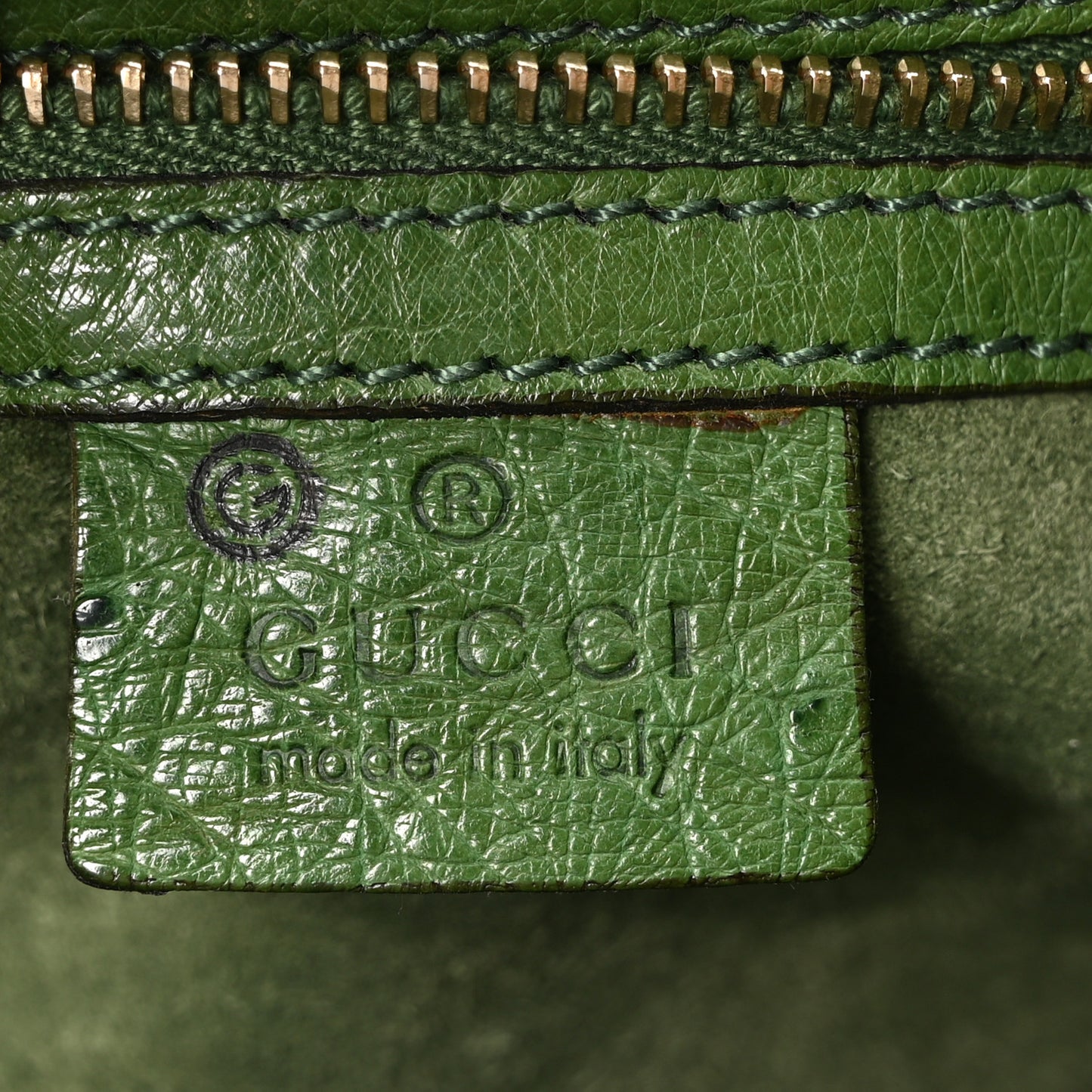 Ostrich Small Jackie O Hobo Green